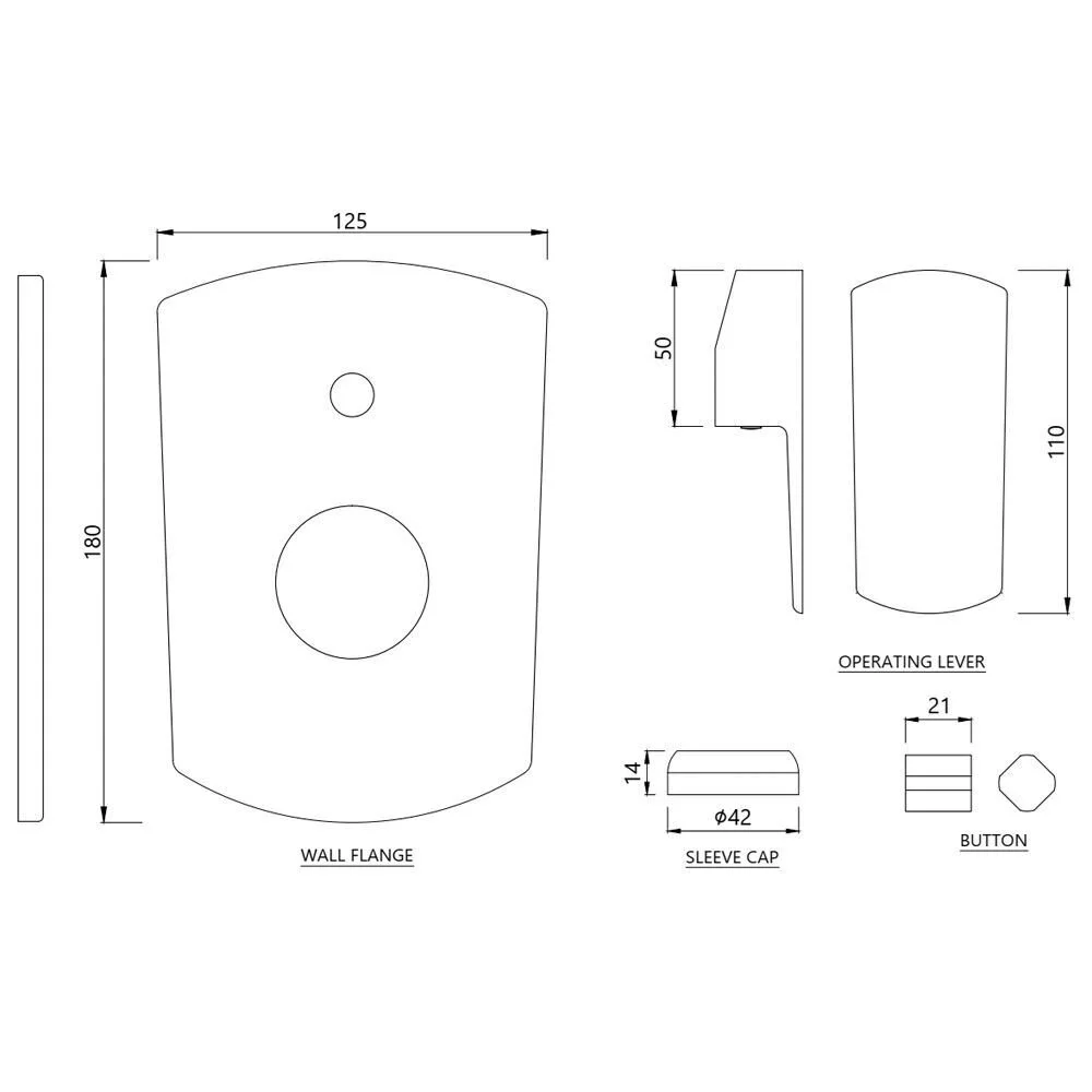 Смеситель для душа Jaquar Kubix Prime KUP-CHR-35065NKPM хром