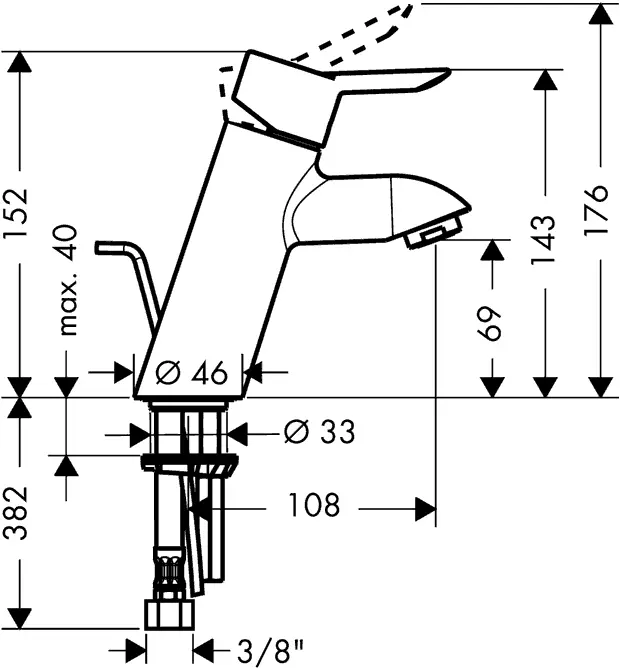 Смеситель для ванны с душем Hansgrohe 31742000/31701000 хром