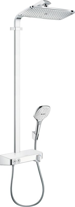 Душевая система Hansgrohe Raindance E 27288400 с термостатом, белый/хром