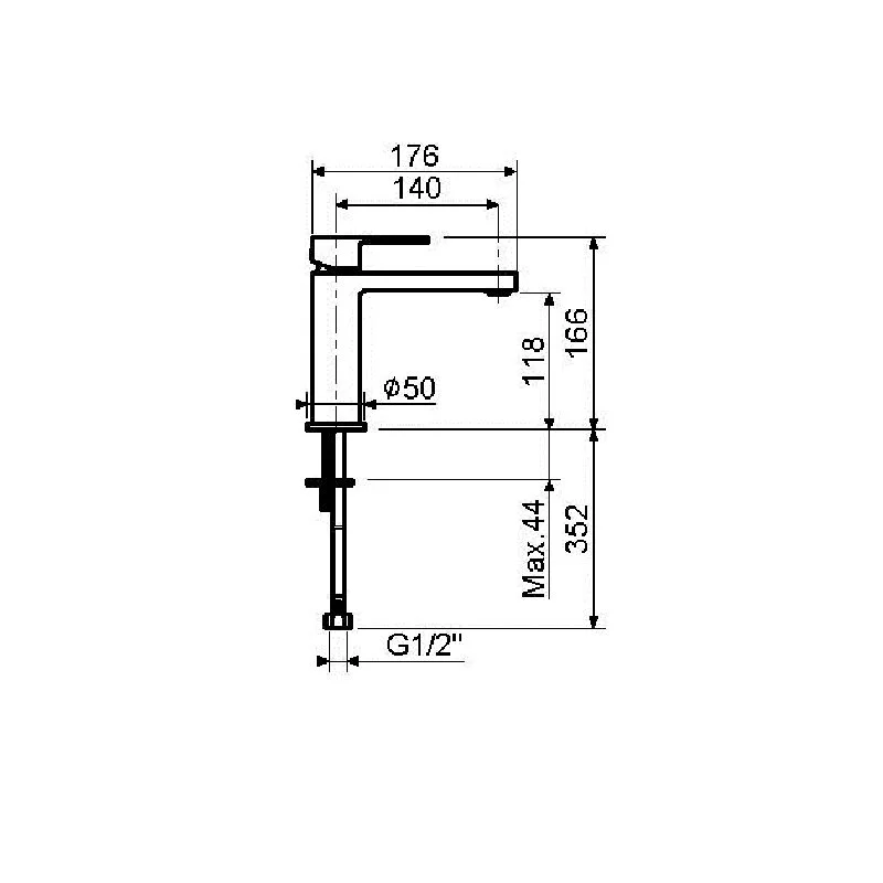 Смеситель для раковины Plumberia Selection Tag TG0053CR хром