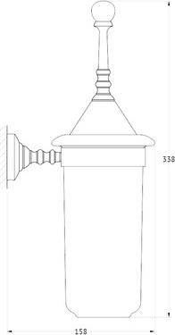 Ёршик 3SC Stilmar STI 624 античная медь