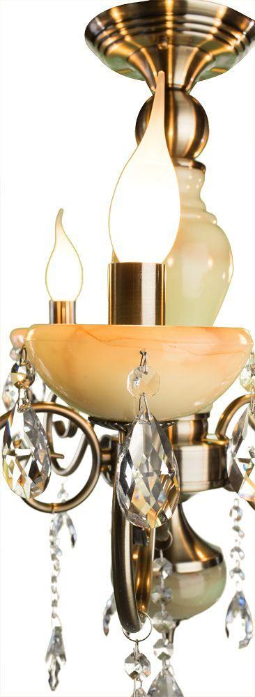 Потолочная люстра Arte Lamp Onyx Green A9592PL-5AB