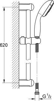 Душевой гарнитур Grohe Tempesta 27794000