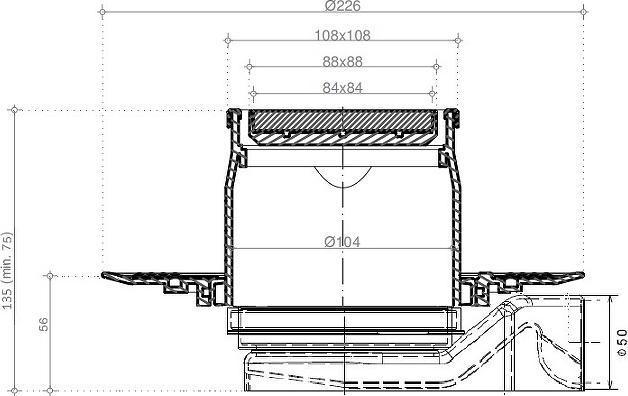 Душевой трап Pestan Confluo Standard Plate 8 13702560, хром