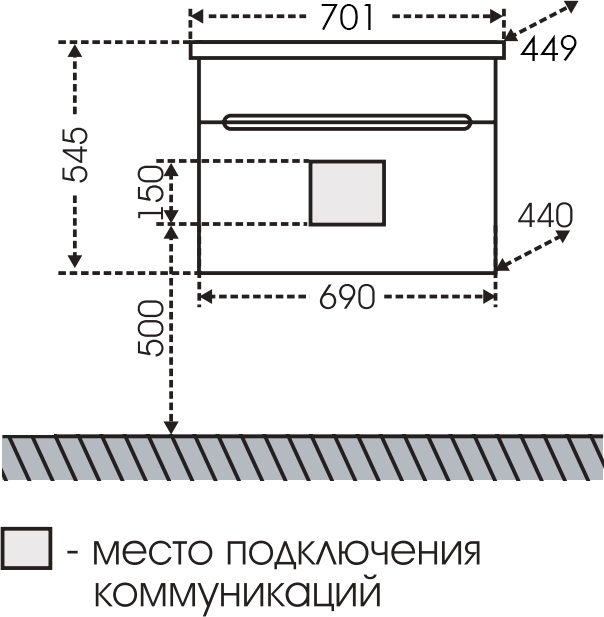 Мебель для ванной СанТа Лондон 70