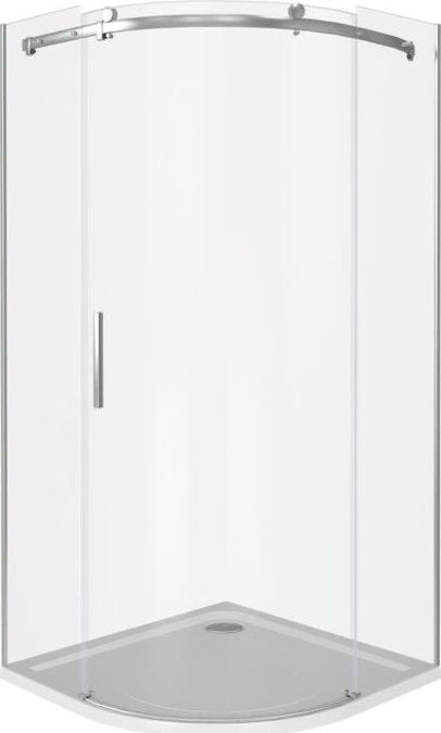 Душевой уголок 100х100 см Good Door Galaxy R-100-C-CH ГЛ00007 стекло прозрачное