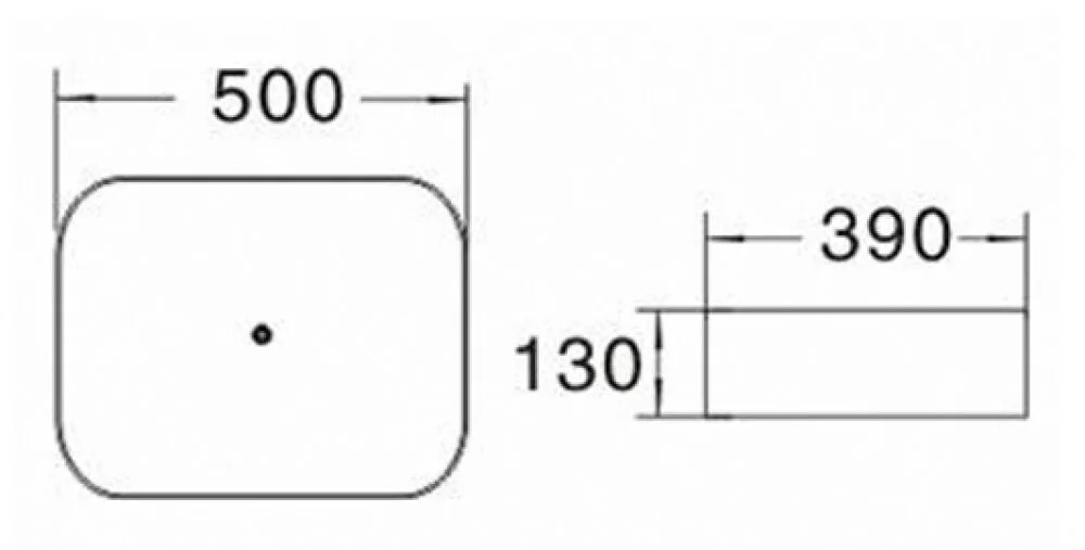 Раковина накладная Comforty 4147095 черный