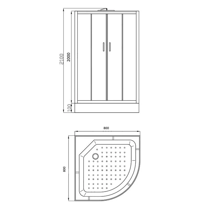 Душевая кабина Parly EC831