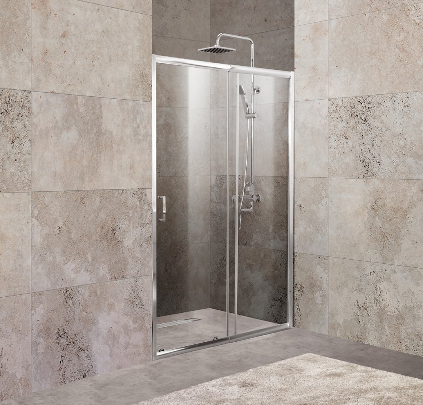 Душевая дверь 115x190 см BelBagno UNIQUE-BF-1-100/115-C-Cr