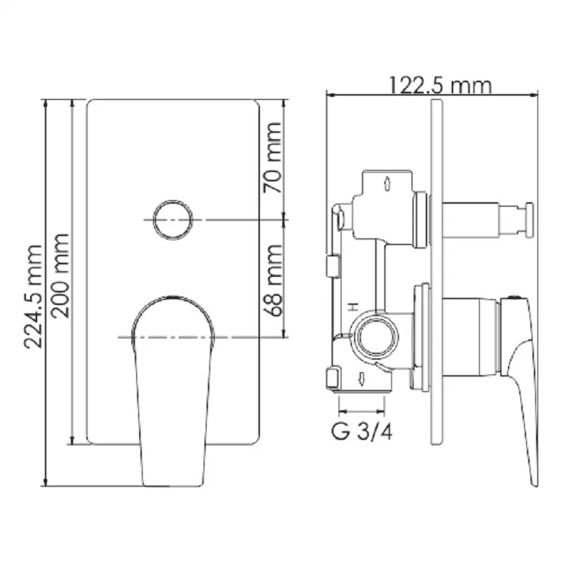 Душевая система WasserKRAFT Aisch 5500 A55201 золото