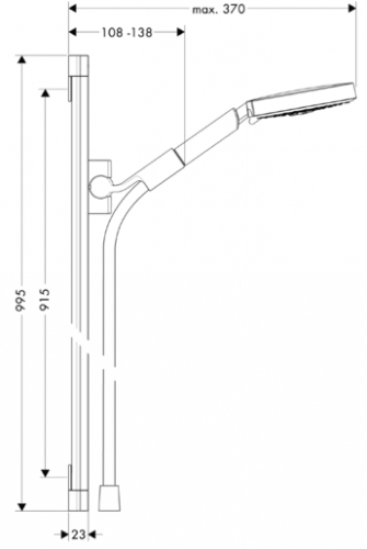 Душевой гарнитур Hansgrohe Raindance S 27893000