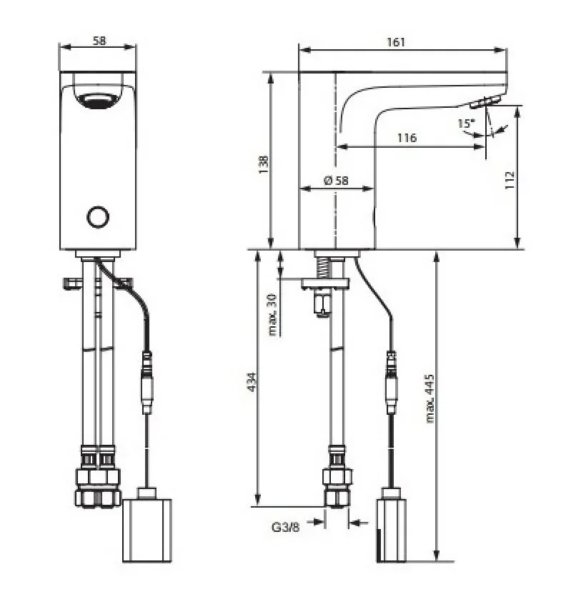 Кран для раковины Ideal Standard Ceraplus A6144AA хром