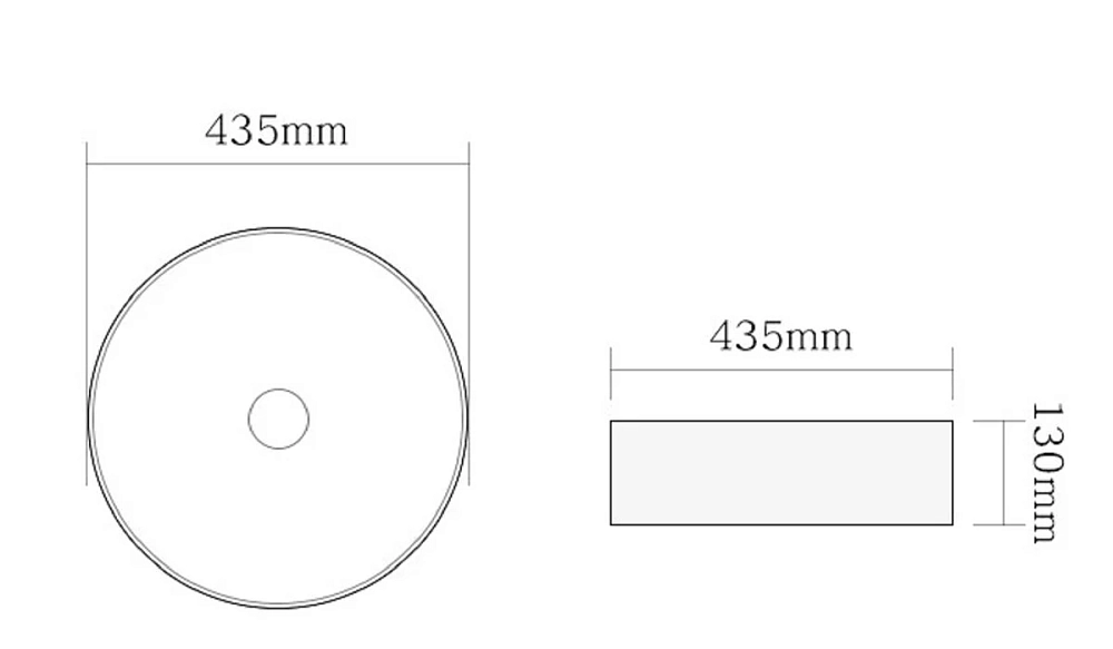 Раковина накладная SantiLine SL-7002 золото