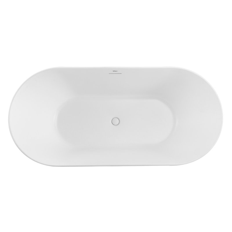 Акриловая ванна BelBagno BB411-1700-800-MATT 170x80, белый матовый