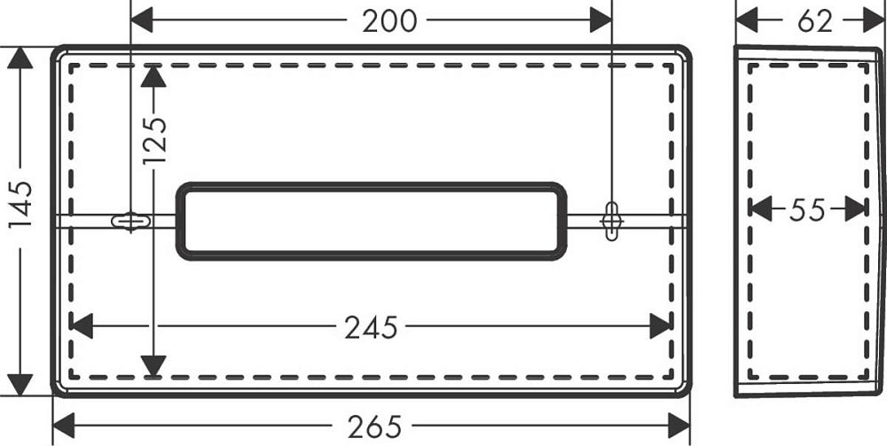 Диспенсер для салфеток Hansgrohe AddStoris 41774990, золото