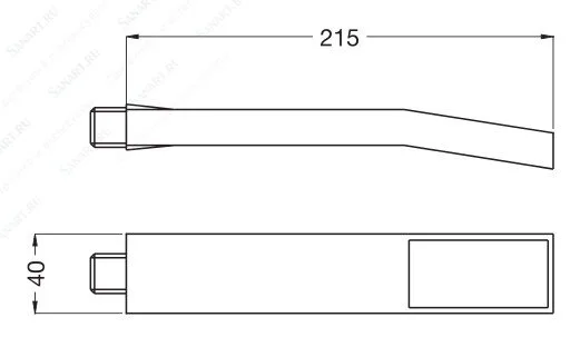 Душевая лейка Migliore Ricambi ML.RIC-33.101.cr хром