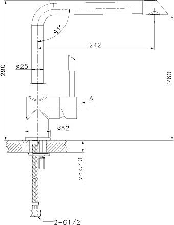 Смеситель Lemark Expert LM5074S для кухонной мойки