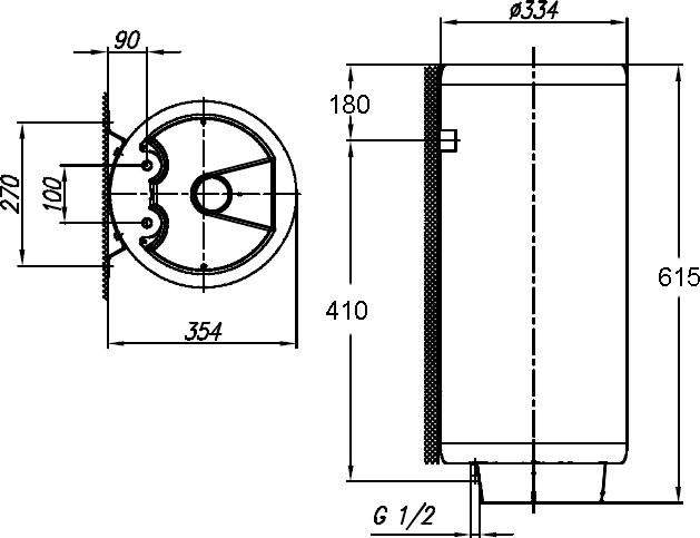 Водонагреватель Gorenje TGR30SNGB6 slim