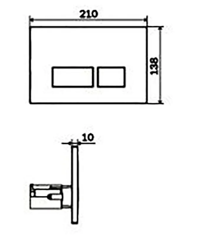 Инсталляция Am.Pm с унитазом Duravit STARCK 3 2227090000, сиденье микролифт клавиша белая, комплект