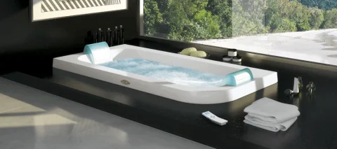 Акриловая ванна Jacuzzi Aquasoul Double 9443-603A Dx/9F23-5025 белый