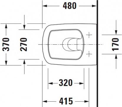 Подвесной унитаз Duravit DuraStyle 2539090000