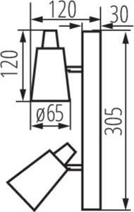 Спот Kanlux SEMPRA EL-2I B-SR 33093