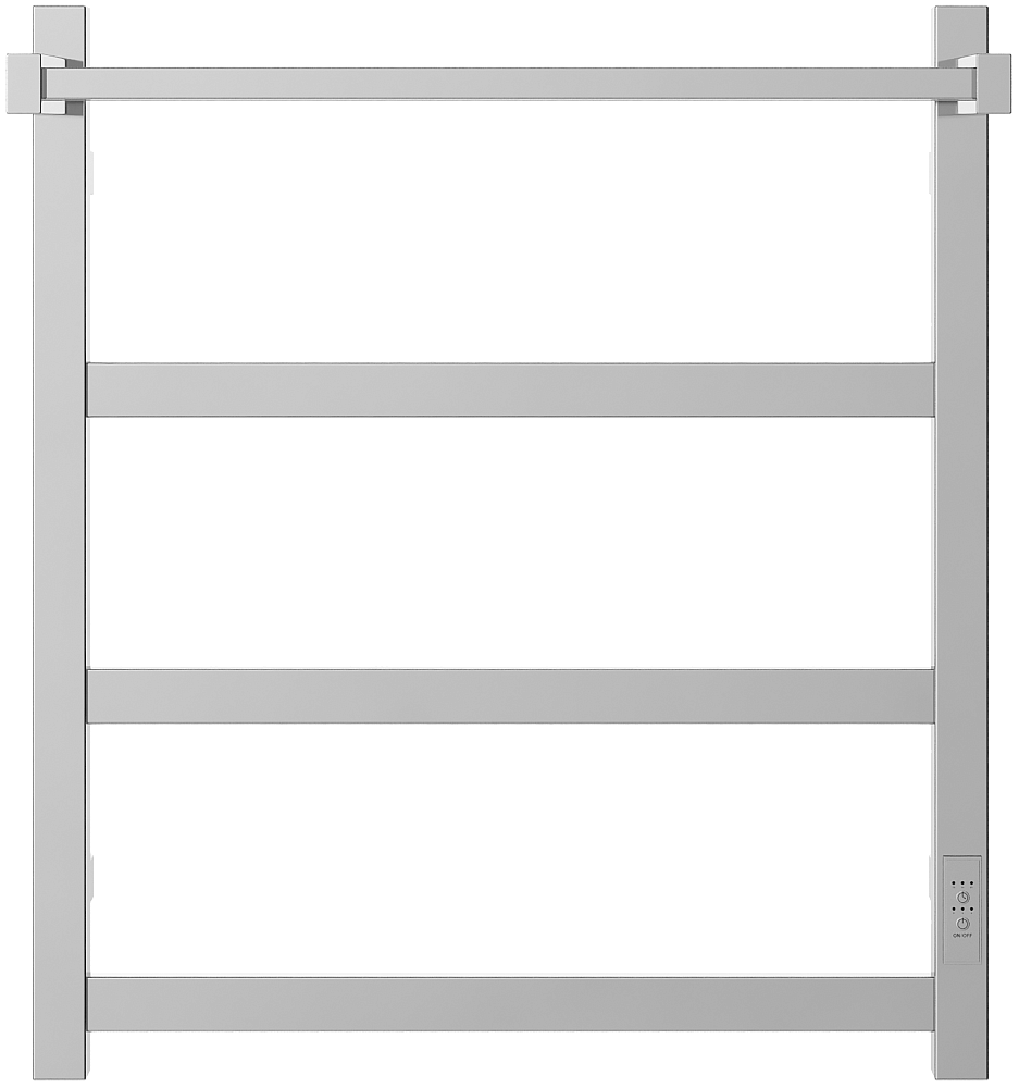 Полотенцесушитель электрический Ewrika Пенелопа КВ7 60х50 с полкой, хром
