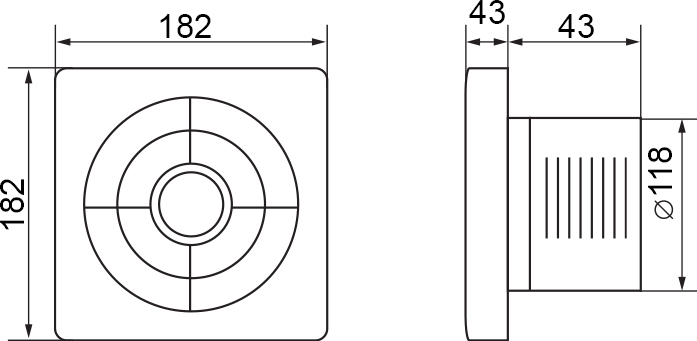 Вытяжной вентилятор Electrolux Slim EAFS-120T с таймером