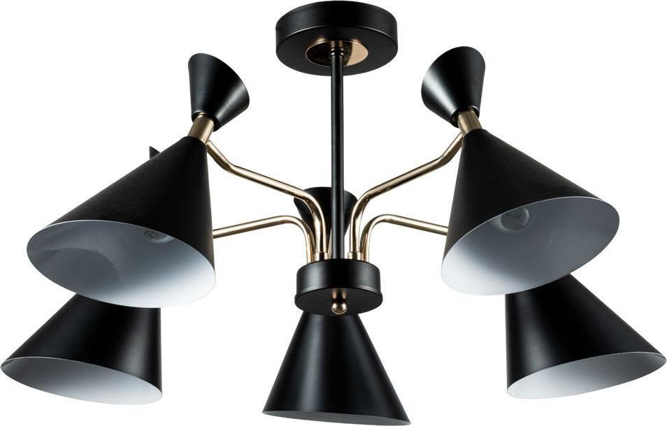 Потолочная люстра Arte Lamp Wellington A2711PL-5BK