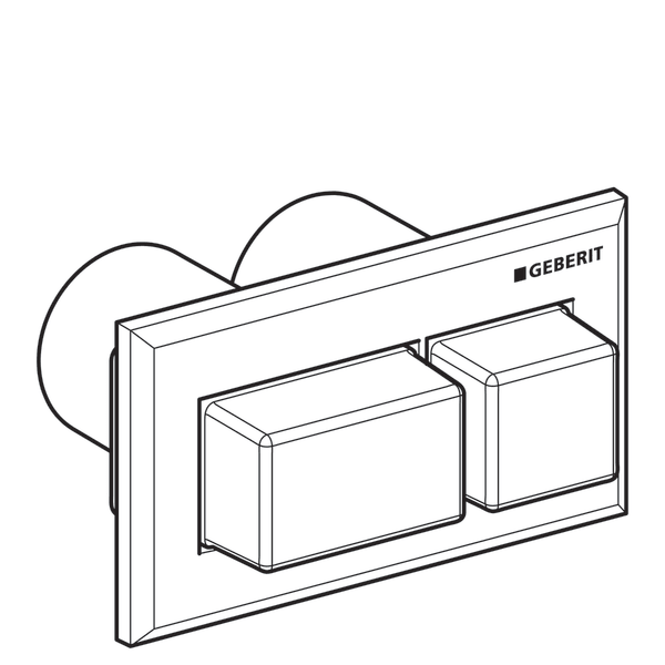 Кнопка смыва Geberit 116.052.21.1 хром