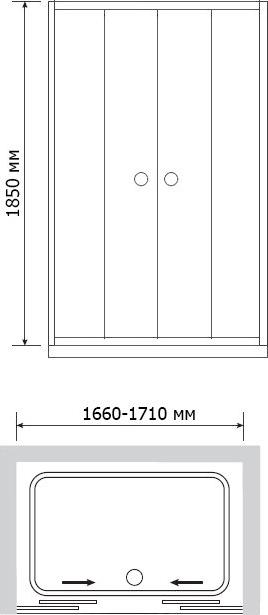 Душевая дверь RGW Classik CL-10 04091017-11