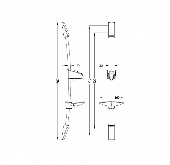 Душевая стойка Iddis Optima Home A30311 хром