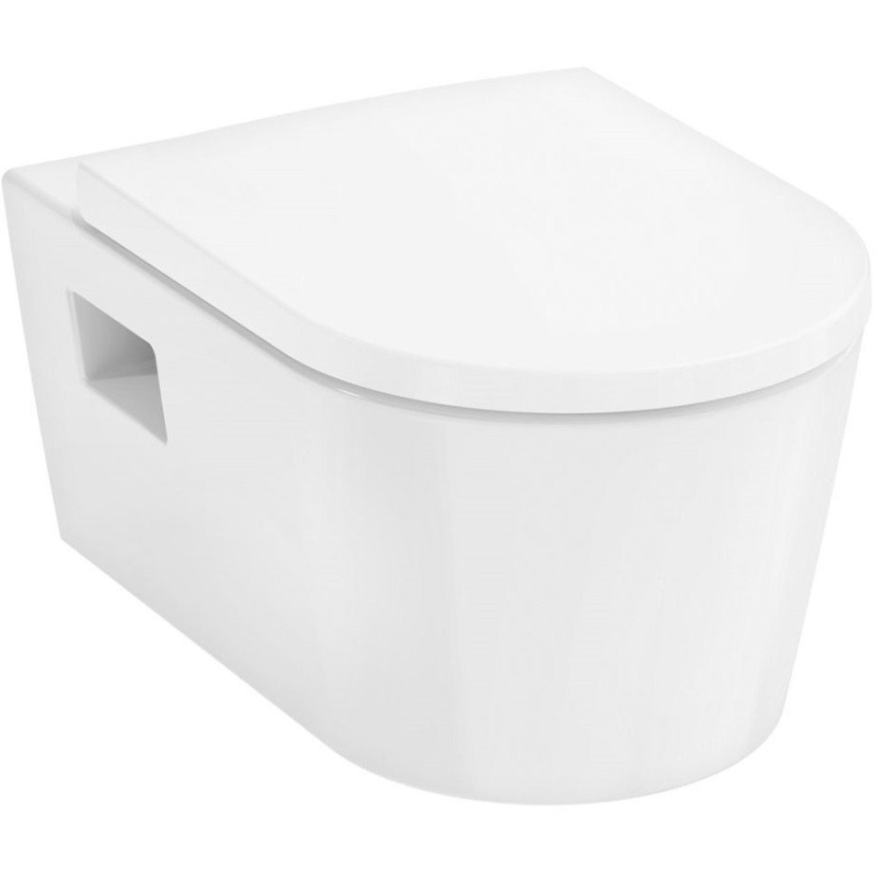 Подвесной унитаз Hansgrohe EluPura Original S 60142450, белый, без сиденья