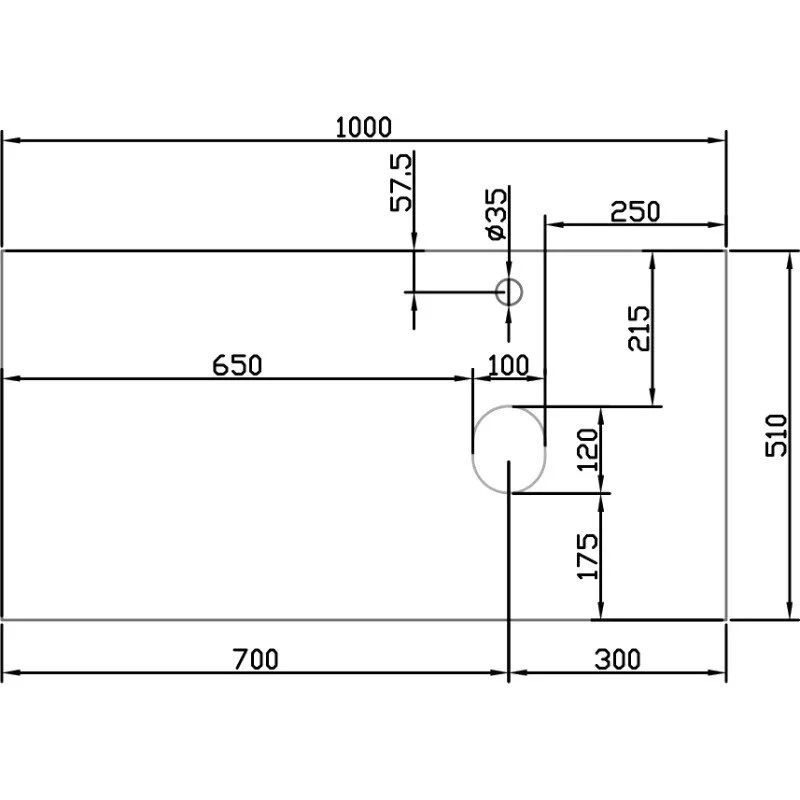 Раковина накладная Diwo Moduo 63571/00-00001243/С17825 белый, коричневый