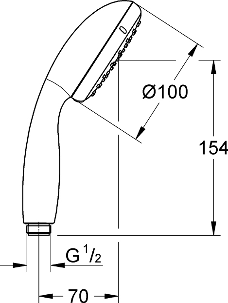 Душевая лейка Grohe Tempesta New 27852001