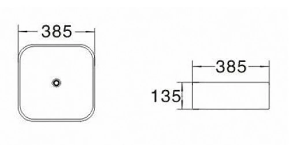 Раковина накладная Comforty 4150366 белый