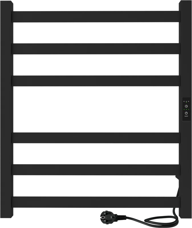 Полотенцесушитель электрический Indigo Oktava Slim 3 LСLOKS3E60-50BRRt черный