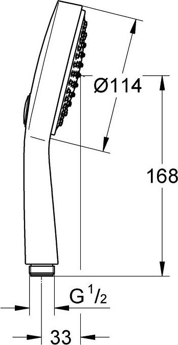 Ручной душ Grohe Power&Soul Cosmopolitan 27660000