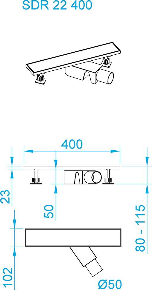 Душевой трап RGW SDR-22 47212240-01