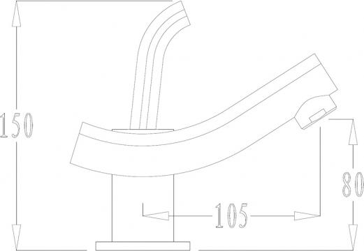 Смеситель KAISER Logo 47011-3 для раковины