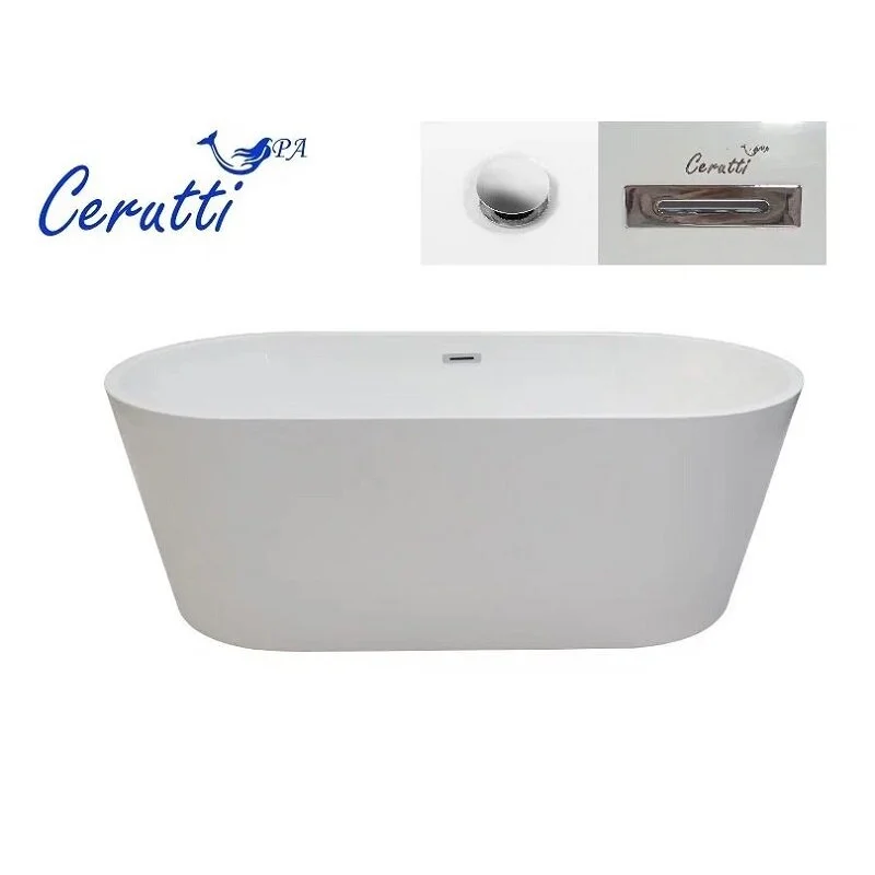 Акриловая ванна Cerutti Spa Resia CT10304 белый