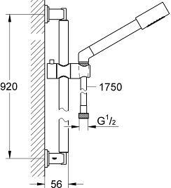 Душевой гарнитур Grohe Sena 28347000