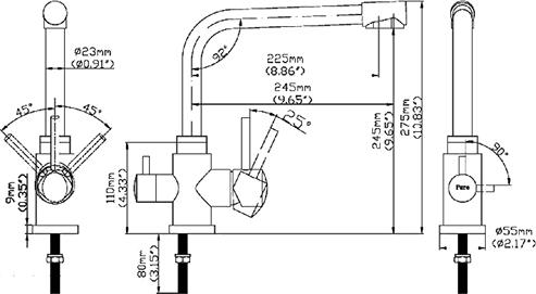 Смеситель Seaman Eco Koblenz SSN-2139A для кухонной мойки