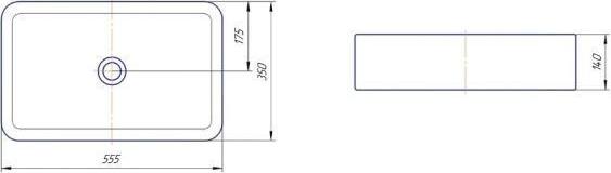 Раковина 56 см Sanflor Олимпия 56 С0000003077