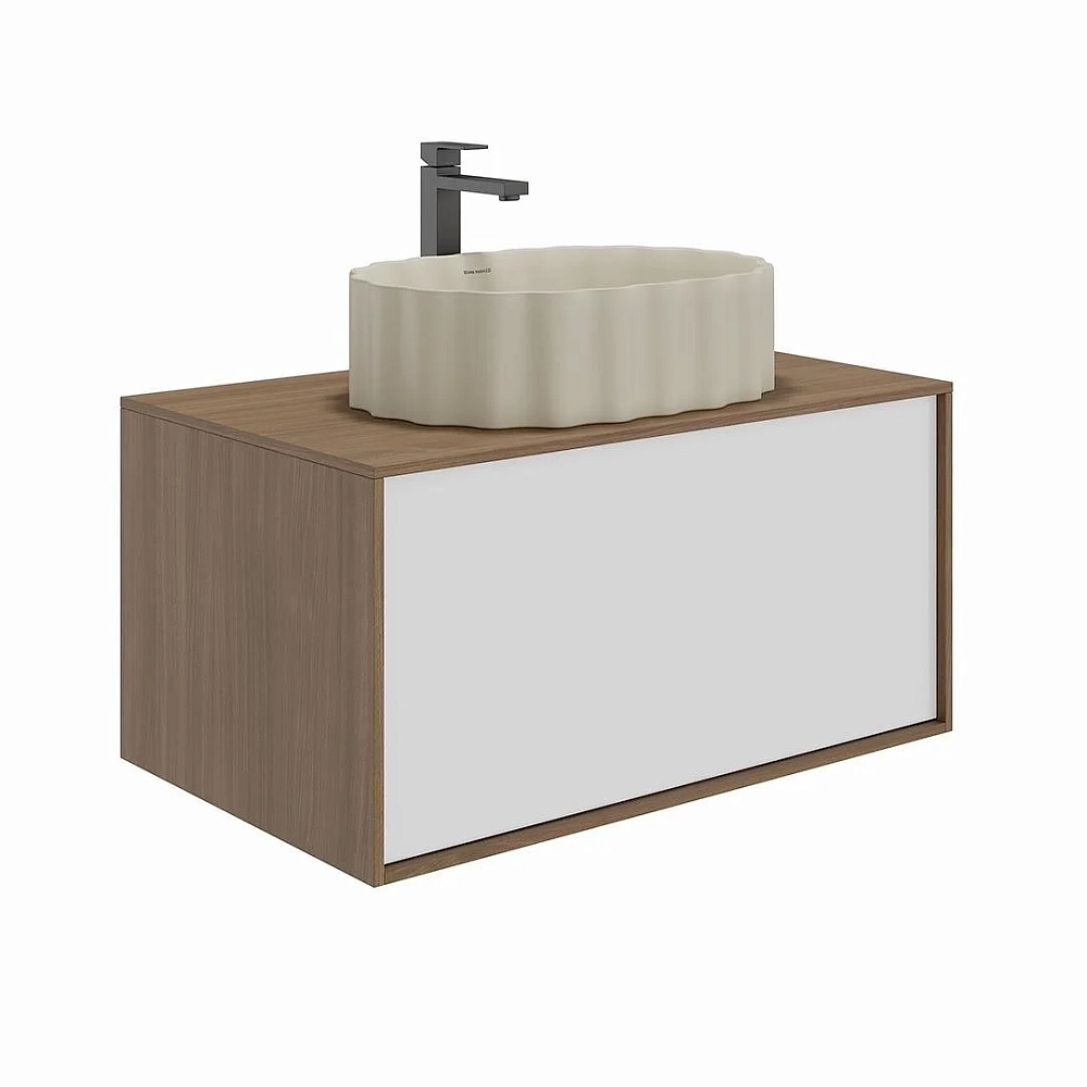 Раковина накладная Kerama Marazzi Artbasin CC.wb.50.SAN бежевый