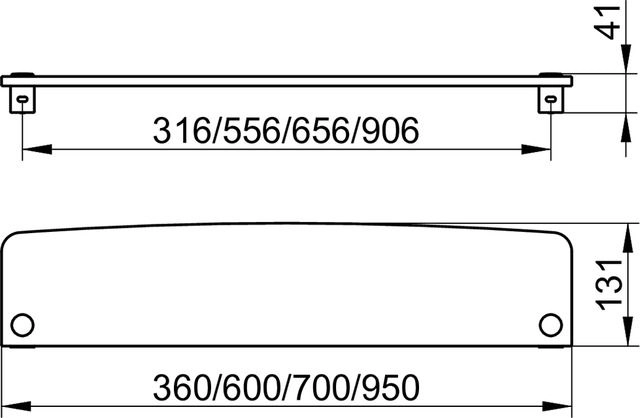 Полка Keuco Edition 11 36 см 11610009300