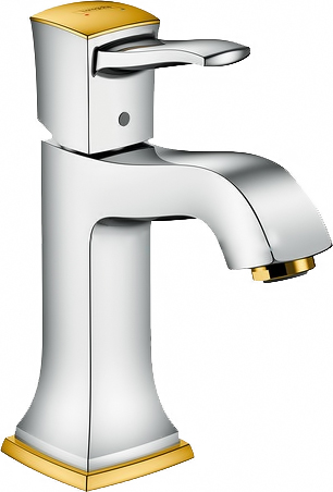 Смеситель для раковины Hansgrohe Metropol Classic 31301090, хром/золото