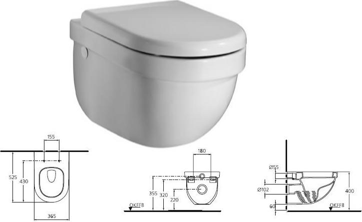 Подвесной унитаз Ideal Standard Washpoint R950201