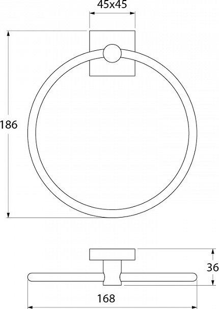 Полотенцедержатель Iddis Edifice EDISBO0i51