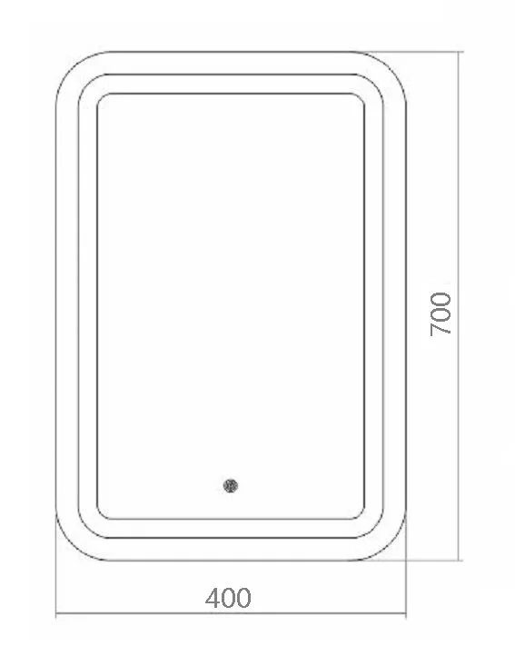 Зеркало Azario Мальта ФР-00001372 белый